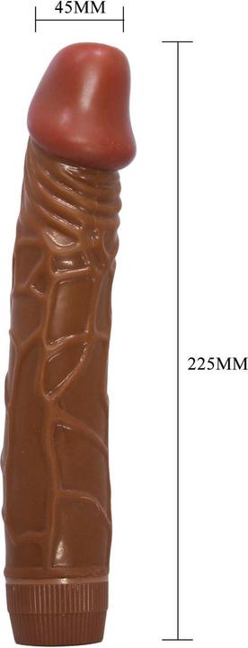 Actual product image Baile - Bob Realistischer Vibrator 22,5 cm Mulatte