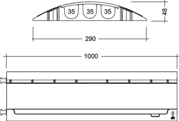 Produktbild Defender Mini (Kabelbrücke, 100.50 cm)