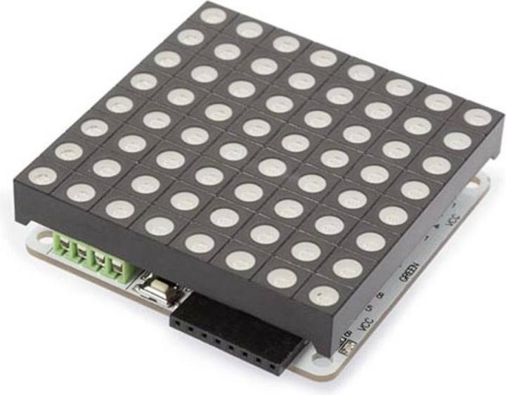 Actual product image Whadda RGB Dot Matrix Board & Driver Board Based On Atmega328 (Electronics kit)