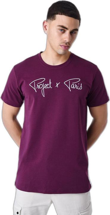 Produktbild Project X Paris basic t-shirt mit logo-stickerei (XS)