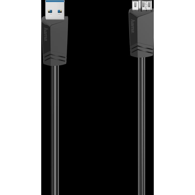 Thumbnail - Hama Micro-USB-Kabel, USB 3.0, 5 Gbit/s, 0,75 m (0.75 m, USB 3.0), USB Kabel