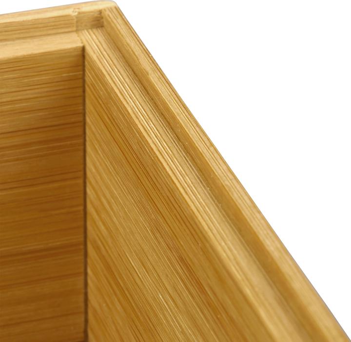 Actual product image Relaxdays Bamboo Organiser Box (23 x 7.5 x 5 cm)
