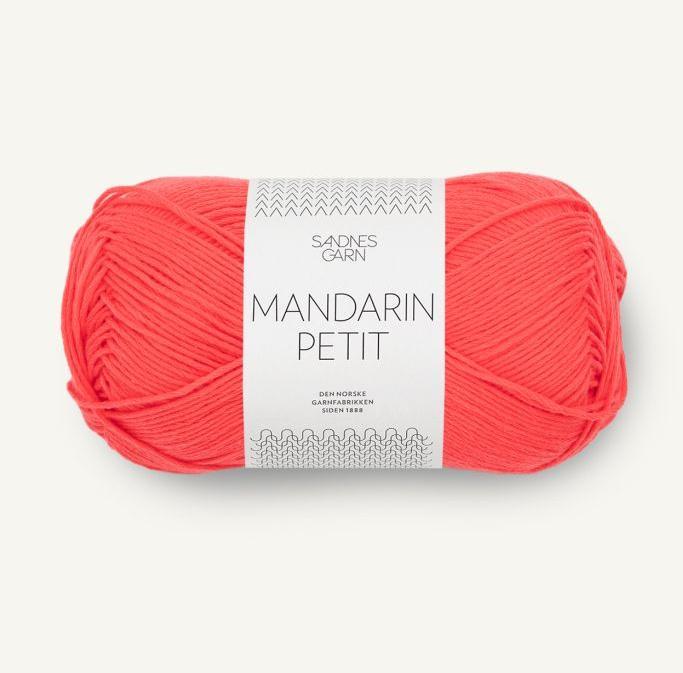Actual product image Sandnes Garn Mandarin Petit col. 4108 flame scarlet ca. 180 m 50 g (180 m)