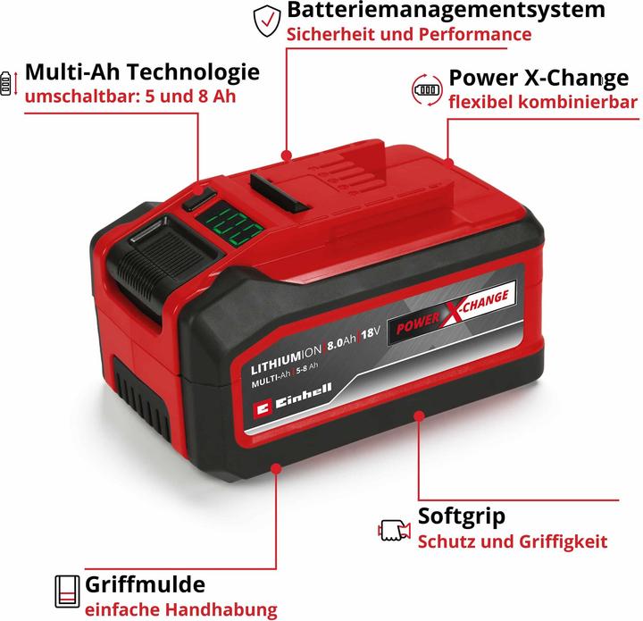 Produktbild Einhell Multi-Ah PXC Plus Akku (18 V)