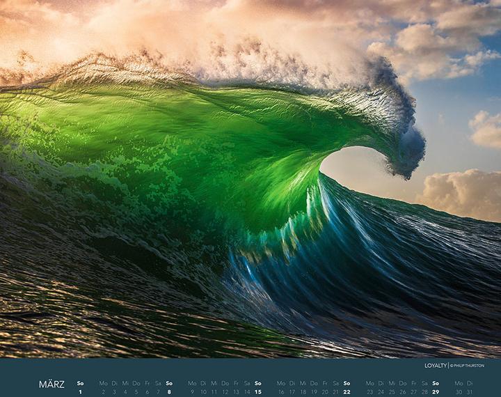 Actual product image Wellen Kalender 2026: Meeres- und Wasser-Fotografie XXL Premium Kalender