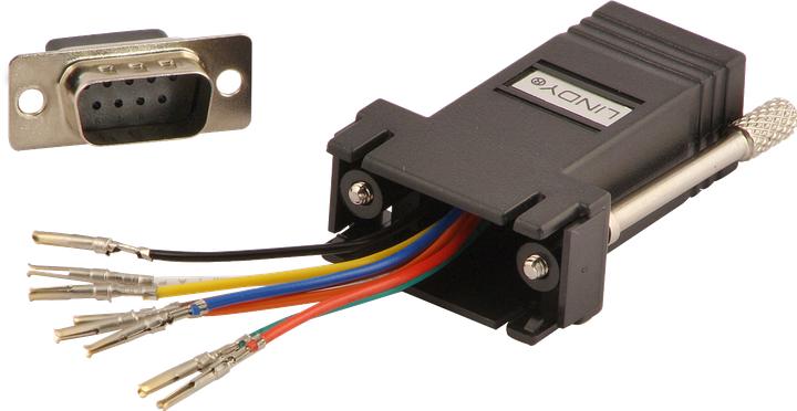 Produktbild Lindy Adapter 9-pin Sub-D RJ45 female (Kabel Zubehör)