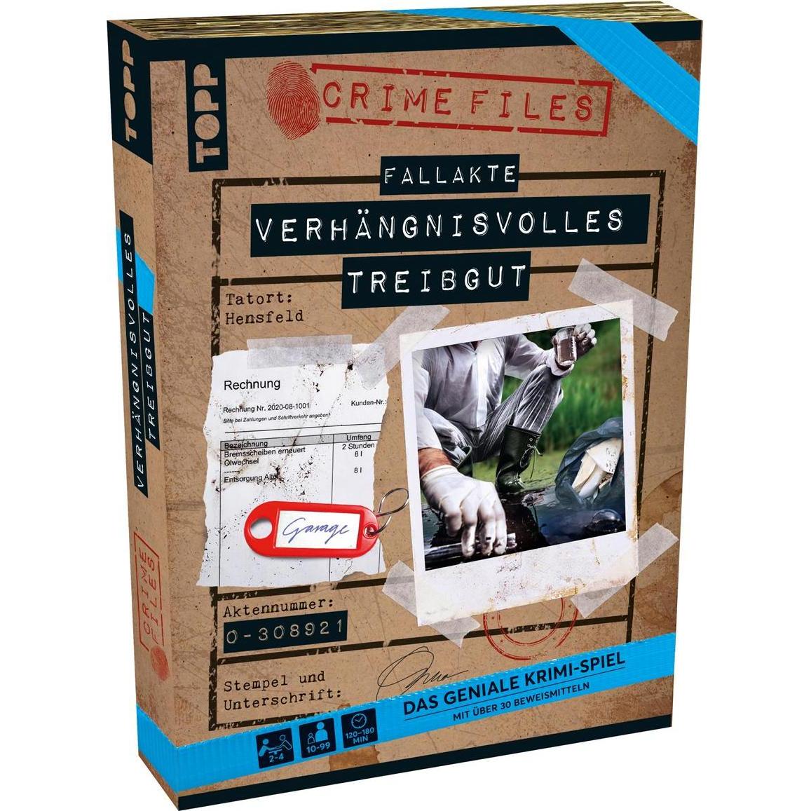 Frech TOPP Crime Files – Fallakte: Verhängnisvolles Treibgut – Das geniale Krimispiel mit über 30 (Deutsch)