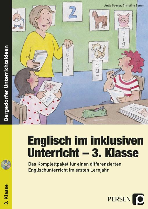 Produktbild Englisch im inklusiven Unterricht - 3. Klasse (Deutsch, Antje Seeger, Christine Sener, 2024)