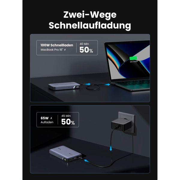 Productafbeelding Ugreen Powerbank (20000 mAh, 100 W, 72 Wh)