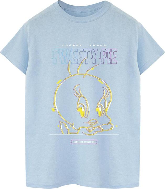 Actual product image Looney Tunes Mens Tweety Glitch T-Shirt (XXL)