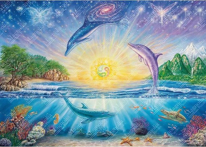 Produktbild Magnolia Puzzle 1000 pieces Dolphins (1000 Teile)