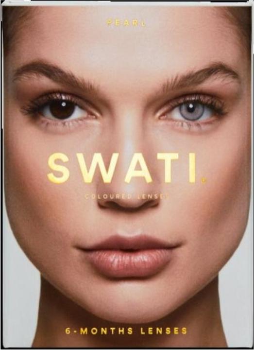 Produktbild Swati Coloured Contact Lenses 6 Months - Pearl (Pearl)