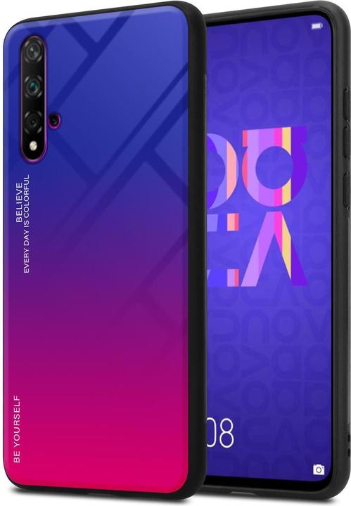 Image du produit Cadorabo Couverture en verre TPU 2 couleurs (Huawei Nova 5T, TCL 20S, Taxe 20)