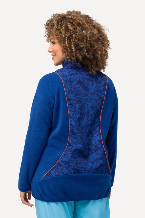 Actual product image Ulla Popken Patch Print Fleece Jacket (46, 48)