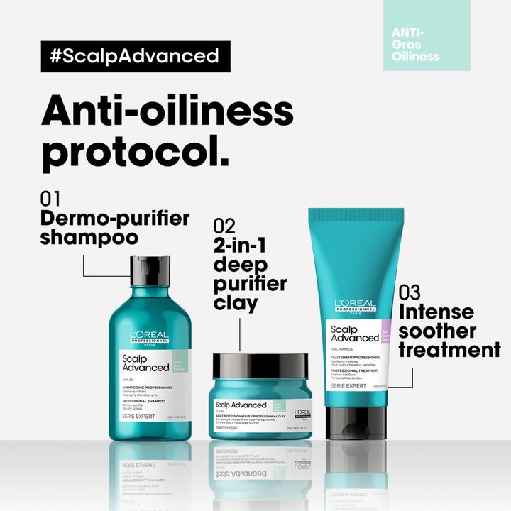 Produktbild L'Oréal Professionnel Série Expert Scalp Advanced - Anti-Oiliness Dermo-Purifier (Flüssiges Shampoo)