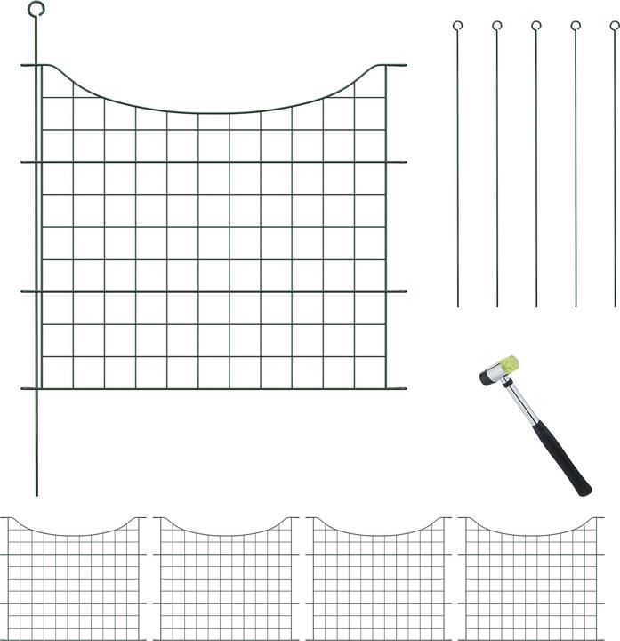 Produktbild Relaxdays 5x Teichzaun