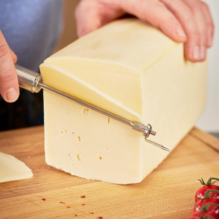 Actual product image Rösle Käseschneider mit Gabel für Schnittkäse (12 cm)