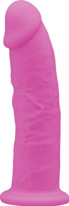 Silexd - Model 2 Realistische Penis Premium Silexpan Silicone Fluorescerend Roze 15 cm