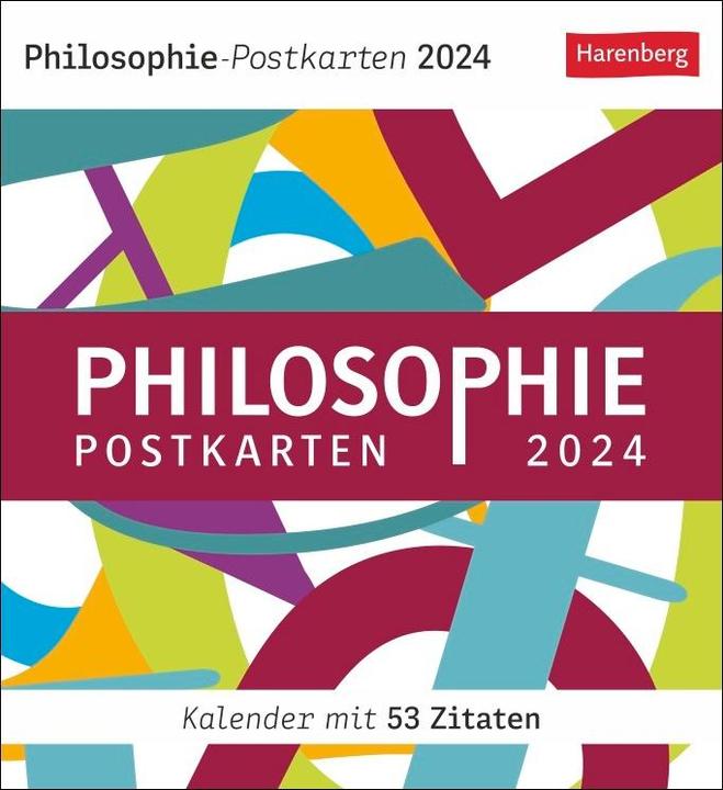Produktbild Harenberg Philosophie-Postkartenkalender 2024