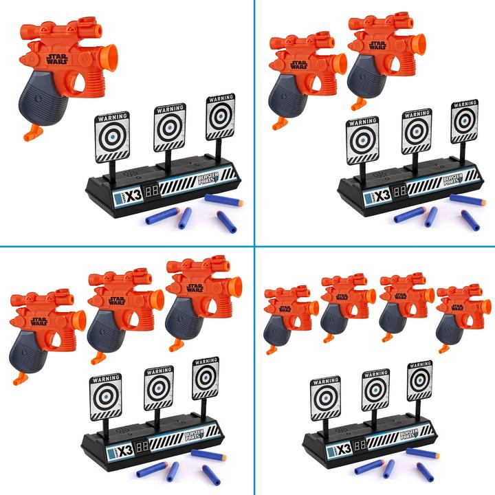 Nerf Ziele mit Blaster: Microshot Han Solo
