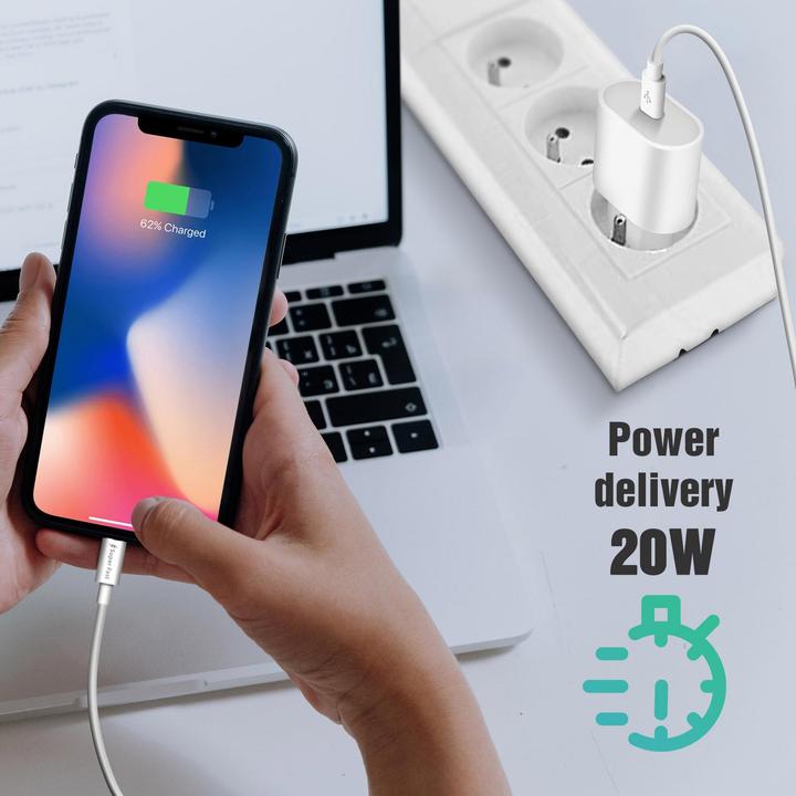 Actual product image Avizar USB-C Charger iPhone/iPad inkl. Kabel (20 W)
