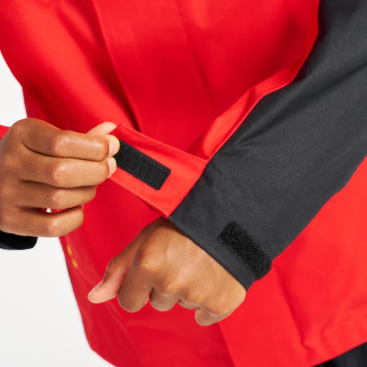 Produktbild Tribord Regenjacke Segeljacke Kinder wasserdicht winddicht - Sailing 300 rot/gelb (122)