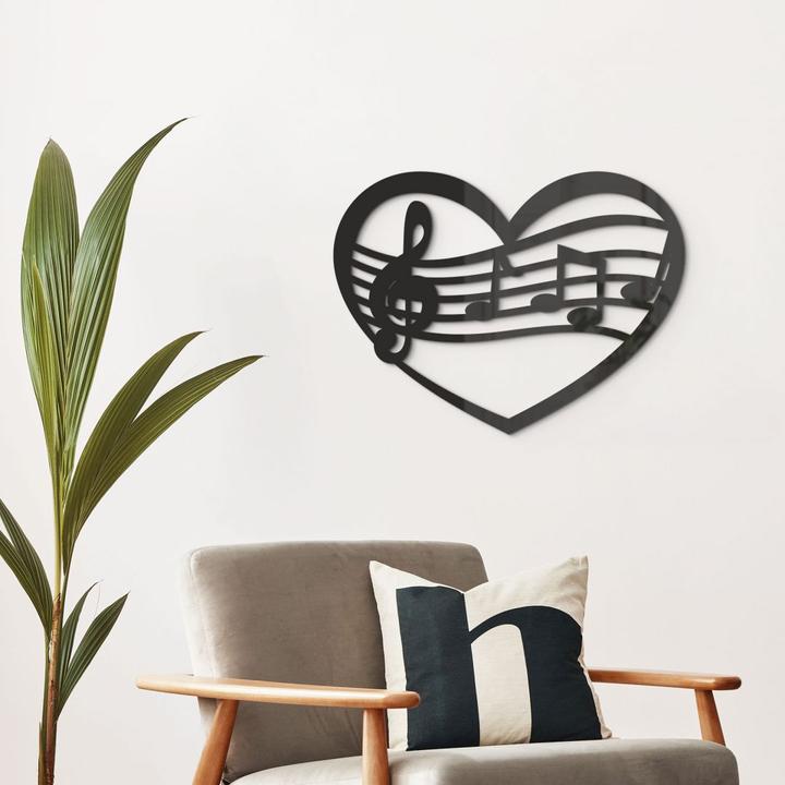 Produktbild Trenddeko Musik Herz