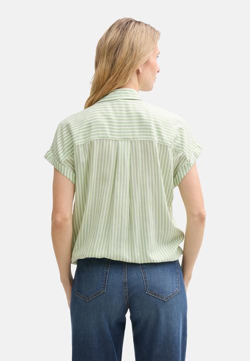 Immagine prodotto Tom Tailor Bluse dünnes Kurzarmshirt (38)