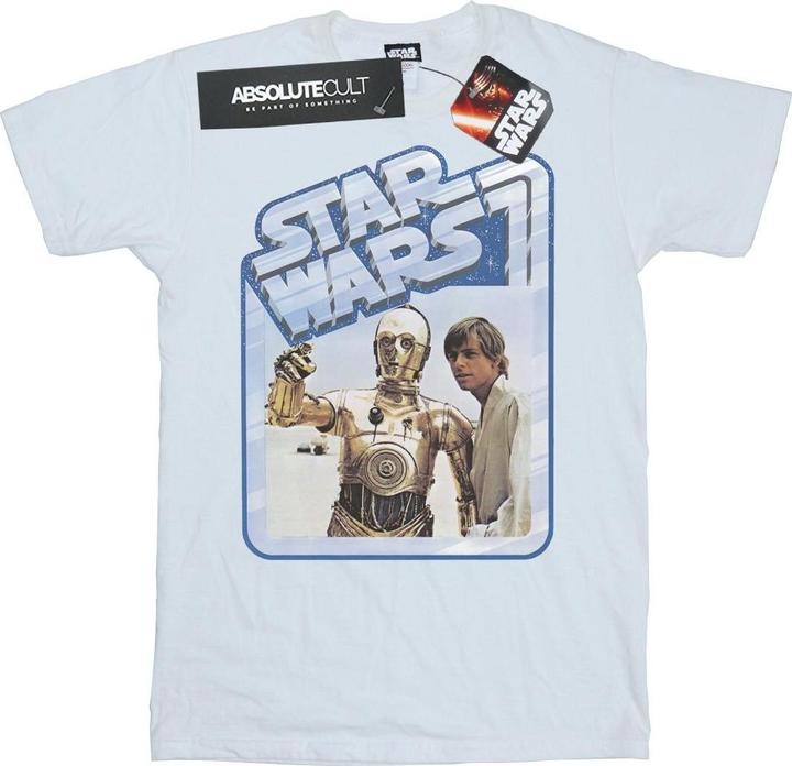 Produktbild Star Wars Luke Skywalker And C3PO TShirt Mädchen (152, 158)