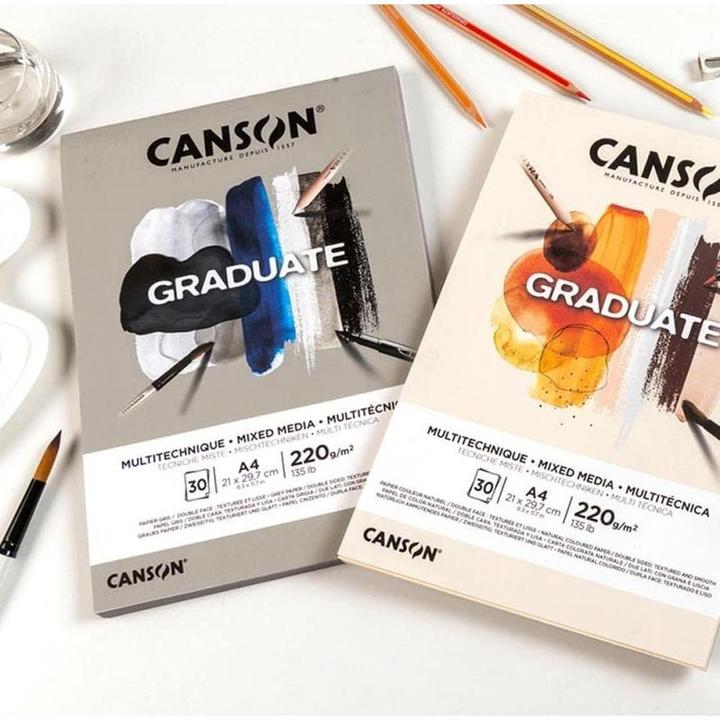 Immagine prodotto Canson Acquerello Pad Graduate Mixed (A3, Nessuna)