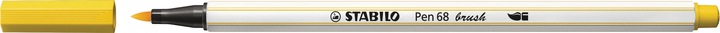 Image du produit STABILO Pen 68 brush Stylo feutre Premium (Jaune, 1 x)