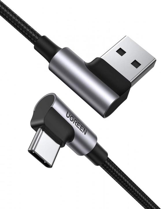 Image du produit Ugreen Câble de recharge rapide USB C à angle droit (0.50 m, USB 2.0)