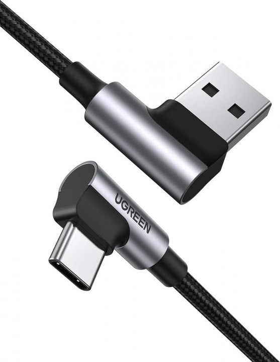 Actual product image Ugreen Right Angle USB C Quick Charging Cable (0.50 m, USB 2.0)