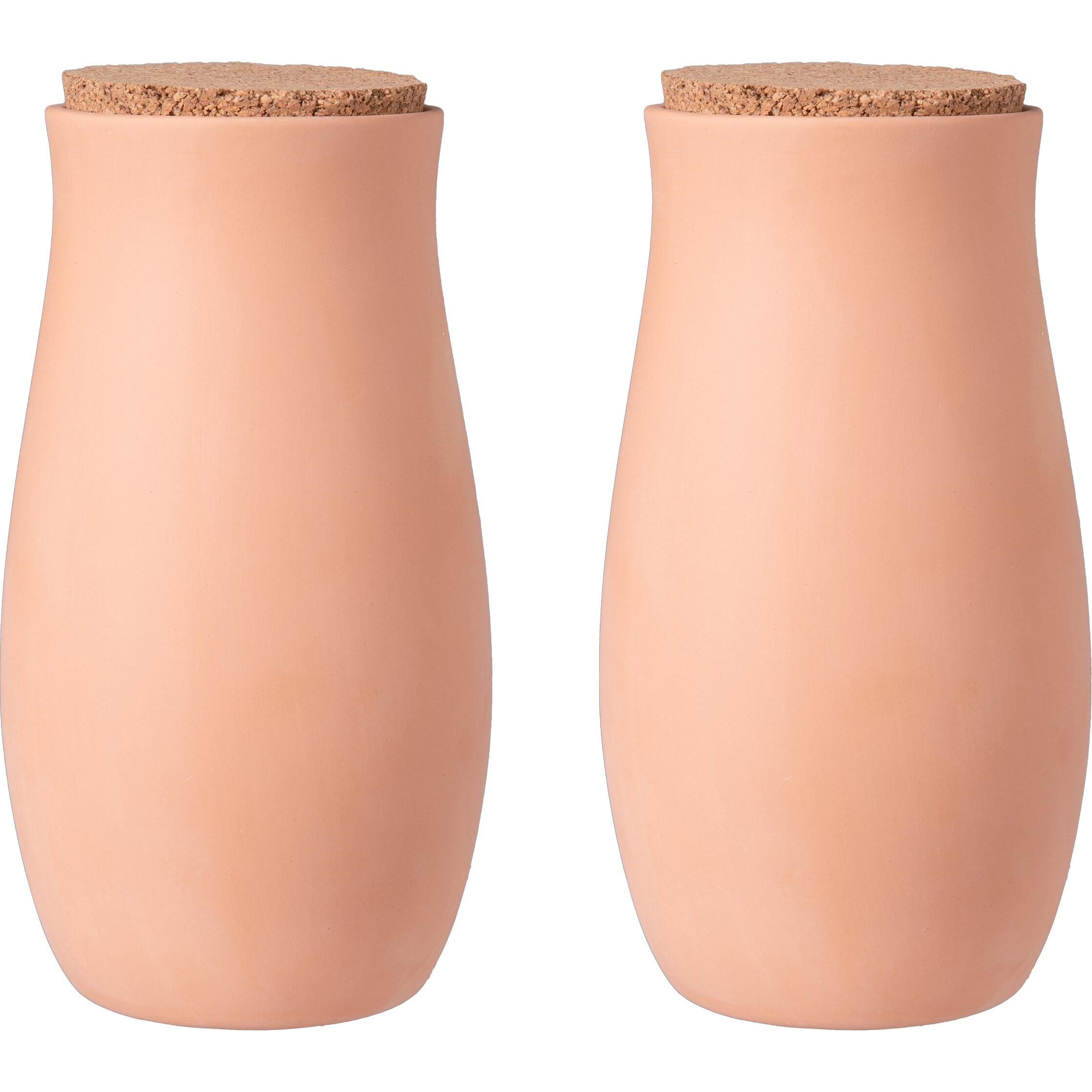 Relaxdays, Palloni da irrigazione + cono di argilla, 2x Olla (Cono di argilla)