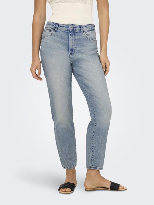 Actual product image Only ONLEMILY High waist straight cut jeans Straight fit jeans (W30/L32)