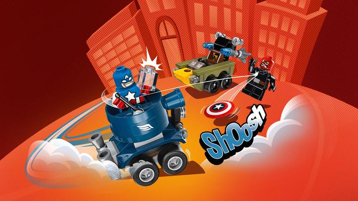 Produktbild LEGO Marvel Super Heroes Mighty Micros: Captain America vs. Red Skull (76065, LEGO Marvel)