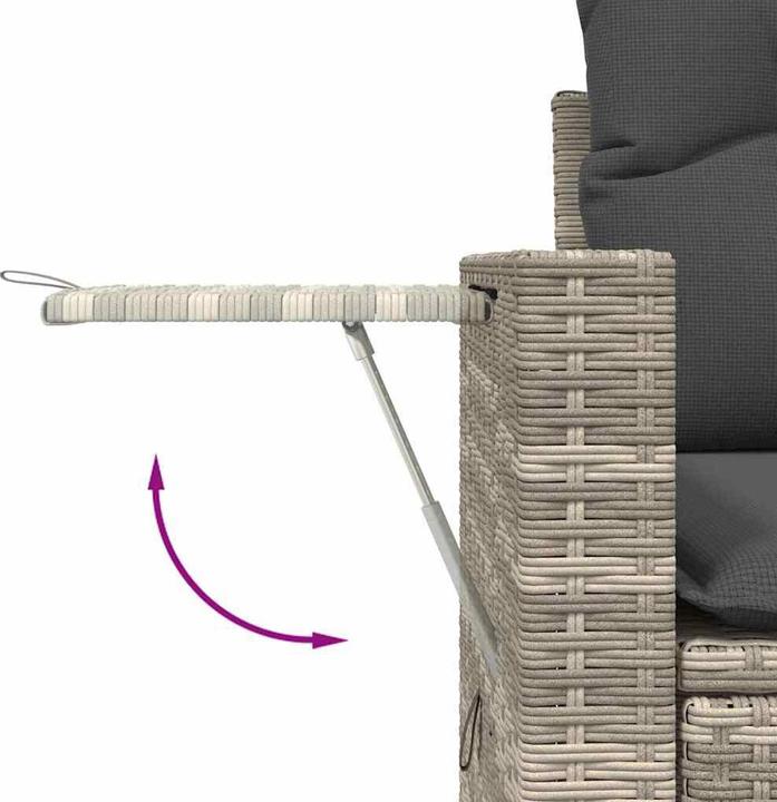 Actual product image VidaXL 10-piece garden lounge set with cushions