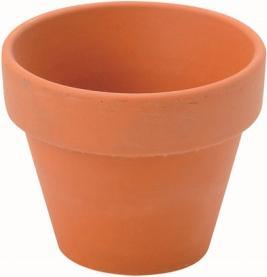 Image du produit Glorex Pot en terre cuite terracotta 6cm (7 x 7 cm)