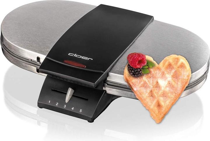 Actual product image Cloer Double Waffle Machine 1329 (EU plug)
