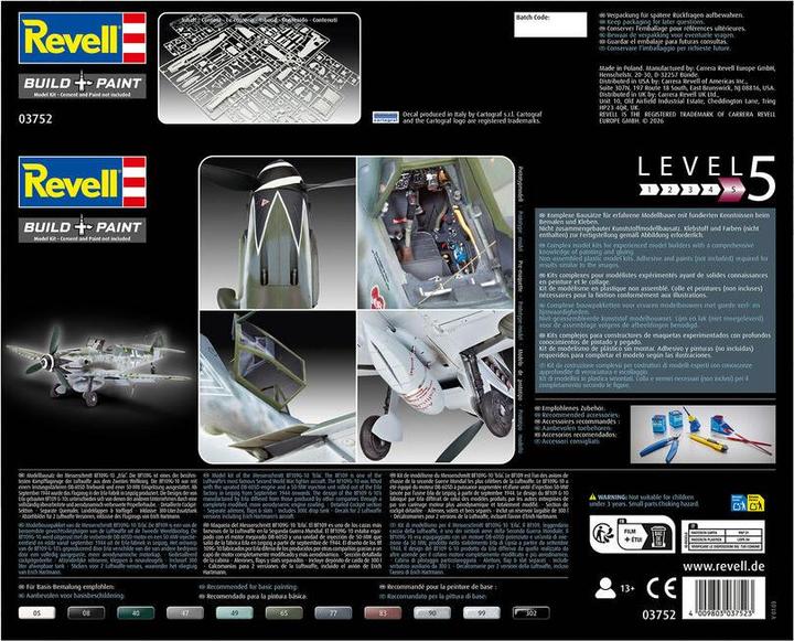 Actual product image Revell Messerschmitt Bf109G-10 Erla