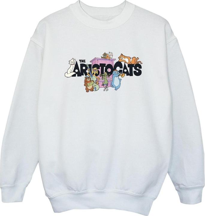 Actual product image Disney Girls The Aristocats Music Logo Sweatshirt (152, 158)