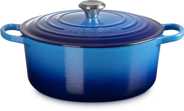 Produktbild Le Creuset Azure (Bräter + Schmortopf, Emaille, Gusseisen, 28 x 18.40 cm)
