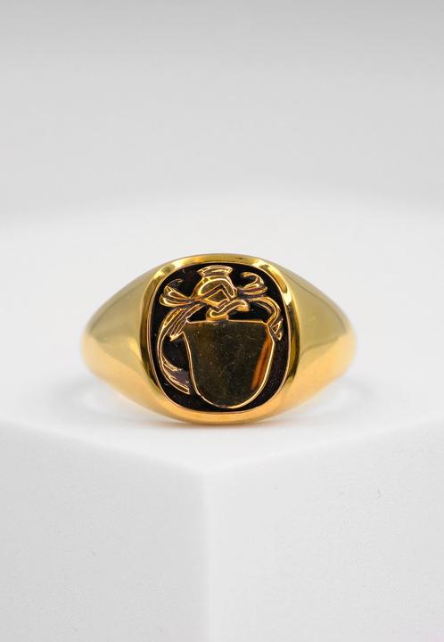 Immagine prodotto Muau Anello con stemma (61, Oro 750/18 K)