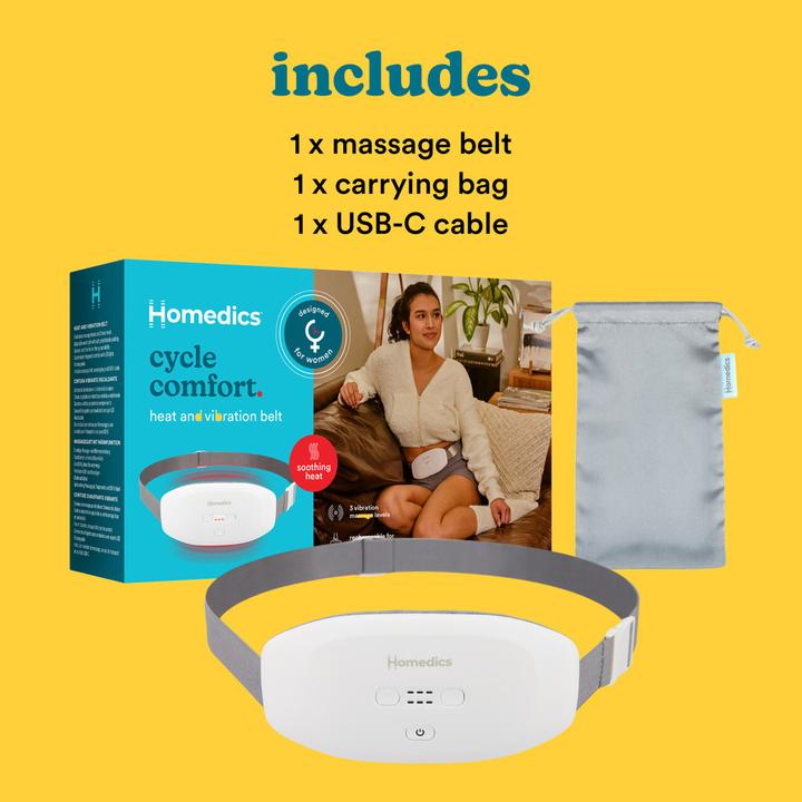 Image du produit Homedics WMH-200H Cycle Comfort Heat and Vibration Belt (ceinture de chauffage et de vibration)
