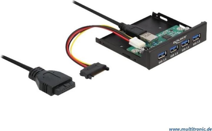 Produktbild Delock Interner 3.5? USB 3.2 Gen 1 Hub 4 Port (USB-A, 4 Ports)