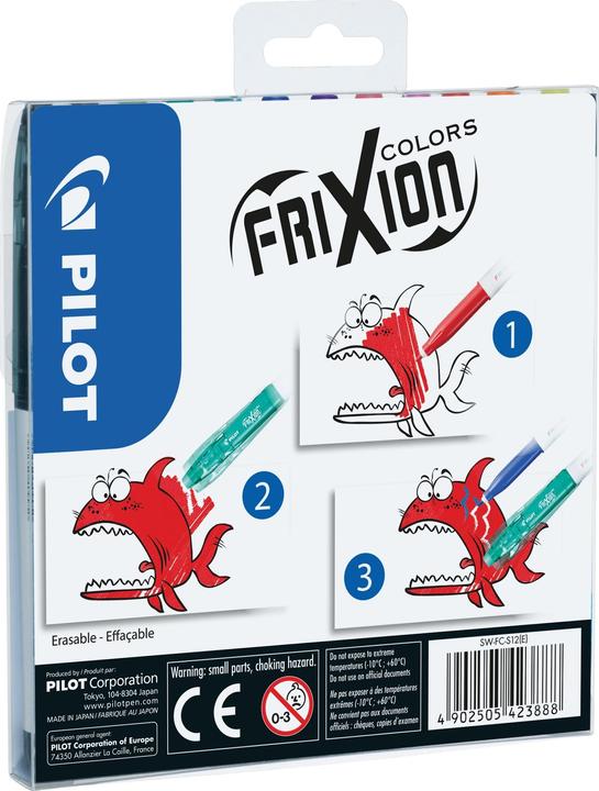 Produktbild Pilot FriXion Colors Set à 12 (Mehrfarbig, 12 x)