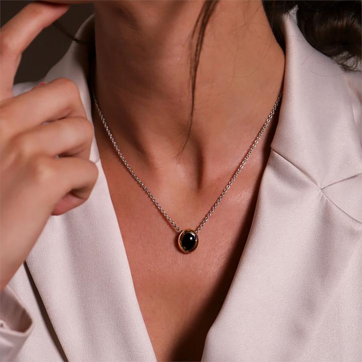 Immagine prodotto Ti Sento Milano Collana con cristallo marrone placcato oro 3928TB/42 (Argento 925, 48 cm)