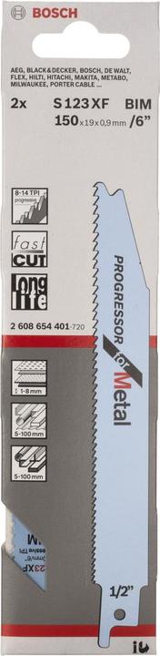 Productafbeelding Bosch Professional Zubehör Sabelzaagblad S 123 XF, Progr
