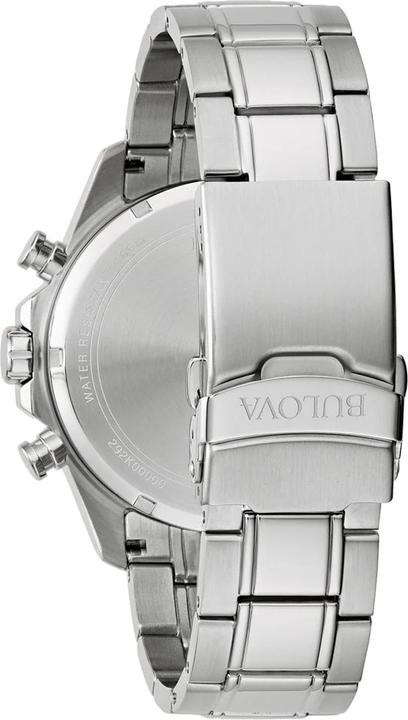 Actual product image Bulova 96B395 Marine Star Mens Watch Chronograph 47mm 10ATM (Analogue wristwatch, Chronograph, 47 mm)