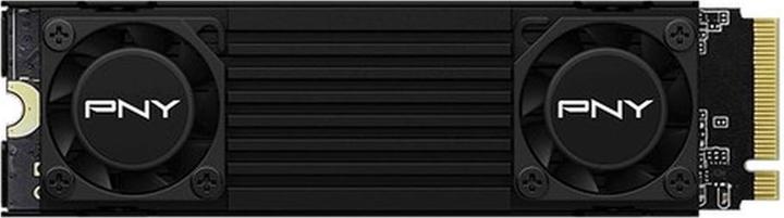 Actual product image PNY CS3150 2TB SSD M.2 GEN5 NVMe Black Heatsink (2000 GB, M.2 2280)